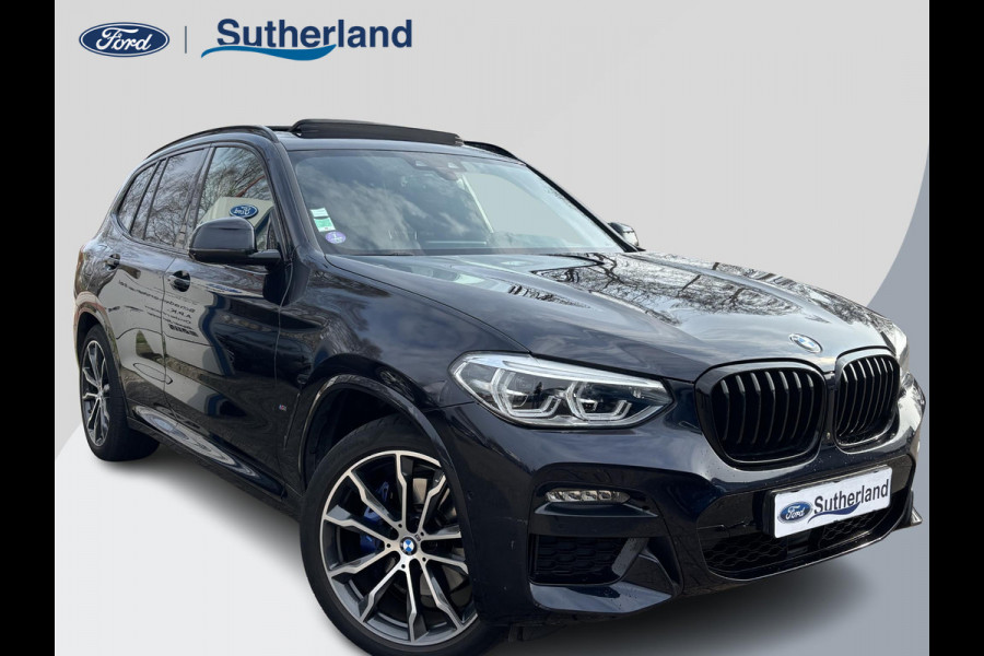 BMW X3 xDrive30e M Sport | Plug-in Hybride | PHEV | Volle uitrusting | 20 inch |  Panoramadak | Trekhaak | Harman/kardon | 360 graden camera | Leder Vernasca Schwarz | Elektrische stoelen met memory functie | M pakket | Sportstoelen | Stoelverwarming| Adaptive Led | Head Up Display | Keyless entry | Elektrische achterklep | Adaptive cruise control | Dodehoeksensoren | Digitaal instrumentenpaneel SCI |