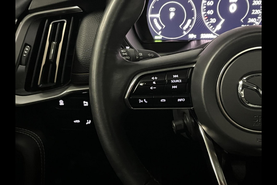 Mazda CX-60 2.5 e-SkyActiv PHEV Homura Trekhaak | Open dak | Adapt. cruise | 360 camera | Stoelventilatie | Stoel-/stuurverwarming | Head-up