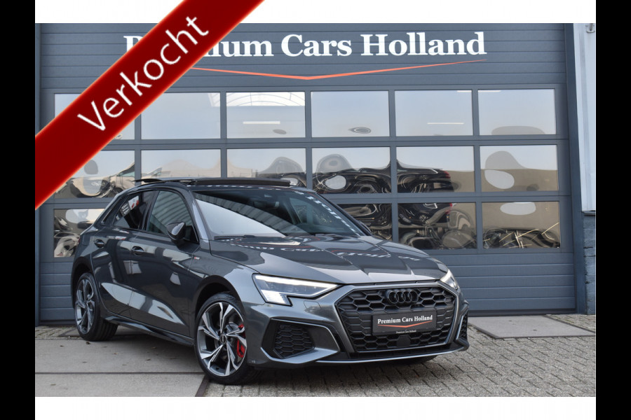 Audi A3 Sportback 45 TFSI e S-Line 245 Pk Alle Opties Pano RS-Stoel Head-Up Memory Keyless RS3 18 Inch