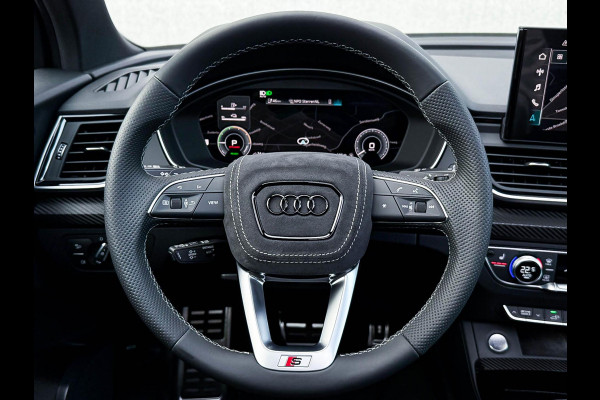 Audi Q5 55TFSI e 367PK Quattro Competition S Edition S-Line 1é Eig! Audi Exclusive|Pano|Luchtvering|S-Kuipstoelen|HD Matrix|Carbon