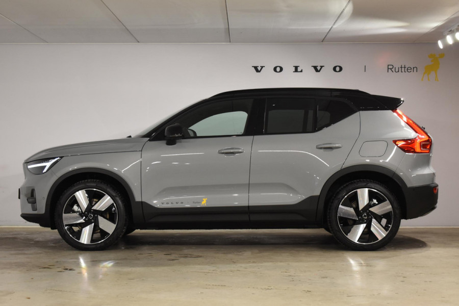 Volvo EX40 252PK Single Motor Extended Range 82 kWh Plus / Lounge pakket / Extra getint glas / Panoramadak / 360 camera / 20''velgen / zwart dak