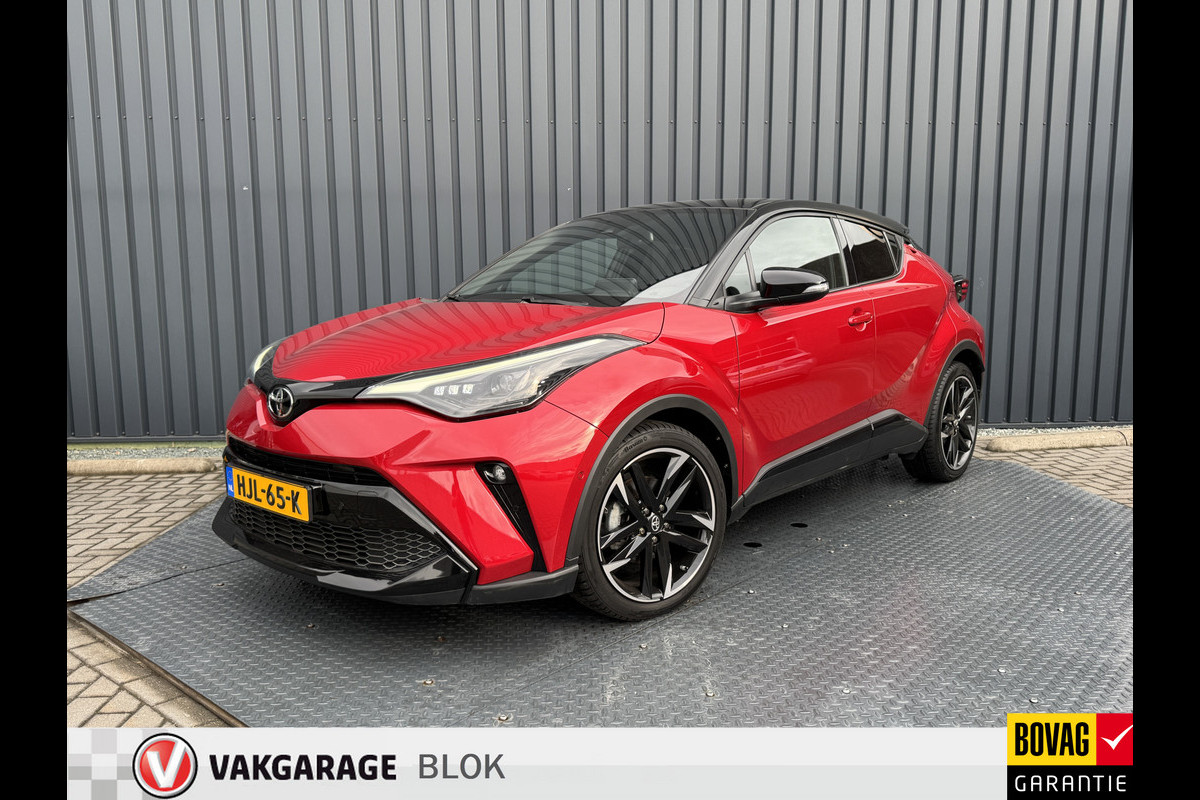 Toyota C-HR 1.8 Hybrid GR-Sport | Bi-Tone | Trekhaak | Dodehoek sensoren | Stoel & Stuur verw. | 19'' | Prijs Rijklaar!!