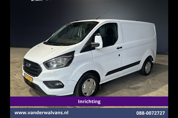 Ford Transit Custom 2.0 TDCI L1H1 Inrichting Euro6 Airco | Camera | LED | Cruisecontrol | Stoelverwarming | 2500kg Trekhaak Verwarmde voorruit, Parkeersensoren, Bijrijdersbank