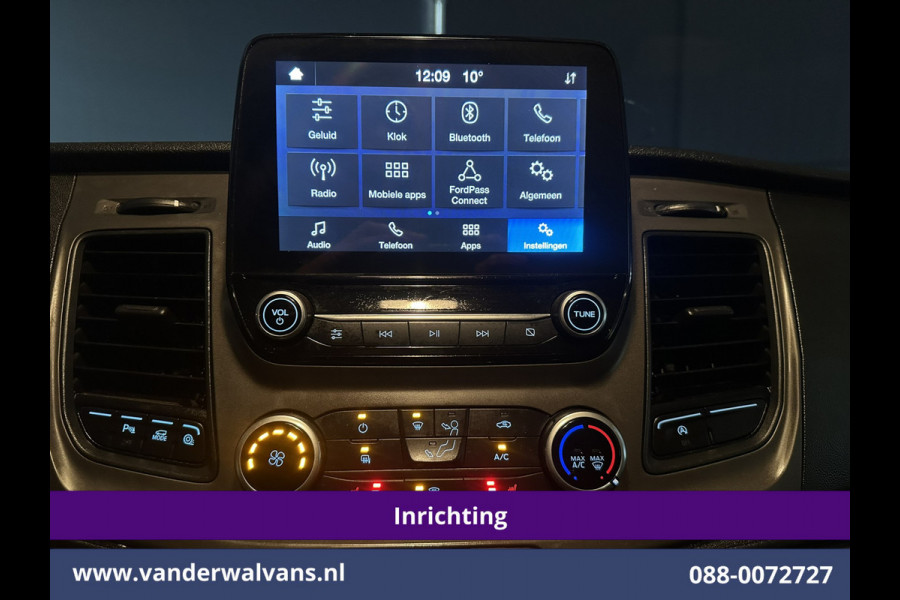 Ford Transit Custom 2.0 TDCI L1H1 Inrichting Euro6 Airco | Camera | LED | Cruisecontrol | Stoelverwarming | 2500kg Trekhaak Verwarmde voorruit, Parkeersensoren, Bijrijdersbank