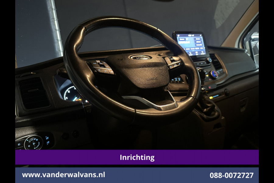 Ford Transit Custom 2.0 TDCI L1H1 Inrichting Euro6 Airco | Camera | LED | Cruisecontrol | Stoelverwarming | 2500kg Trekhaak Verwarmde voorruit, Parkeersensoren, Bijrijdersbank