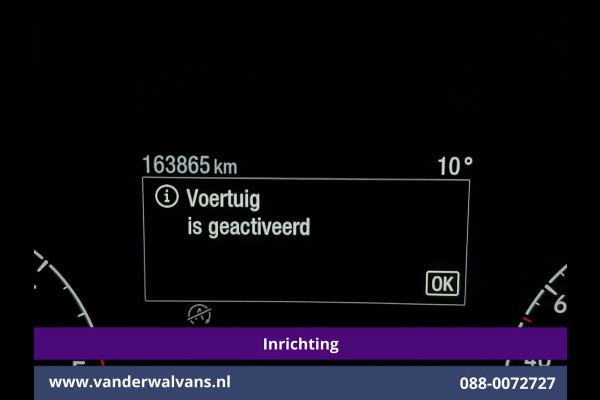 Ford Transit Custom 2.0 TDCI L1H1 Inrichting Euro6 Airco | Camera | LED | Cruisecontrol | Stoelverwarming | 2500kg Trekhaak Verwarmde voorruit, Parkeersensoren, Bijrijdersbank