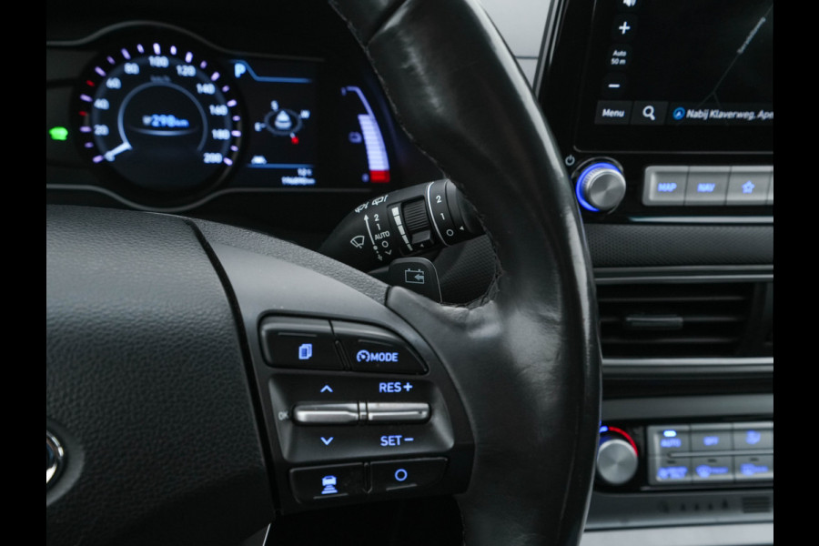 Hyundai Kona EV Fashion 64 kWh (3-Fase) {SOH-100%} (INCL-BTW)  Aut * HEATPUMP | NAVI-FULLMAP | LEATHER-FABRIC | KEYLESS | CAMERA | DAB | ECC | PDC | ADAPTIVE-CRUISE | LANE-ASSIST | HEATED SEATS | PRIVACY-GLASS | HEAD-UP | SHIFT-PADDLES | 17"A
