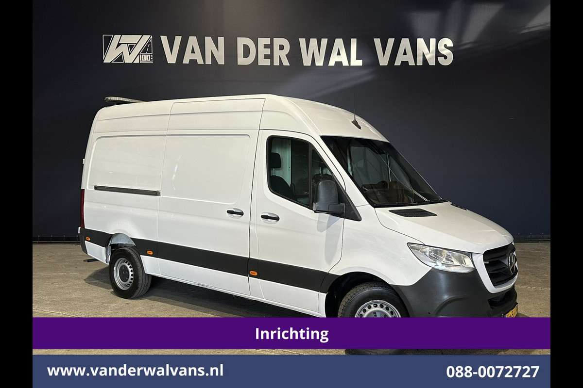 Mercedes-Benz Sprinter 316 CDI 164pk 3500kg Trekhaak L2H2 Inrichting Euro6 Airco | Camera | Apple Carplay Android Auto, Cruisecontrol, Parkeersensoren