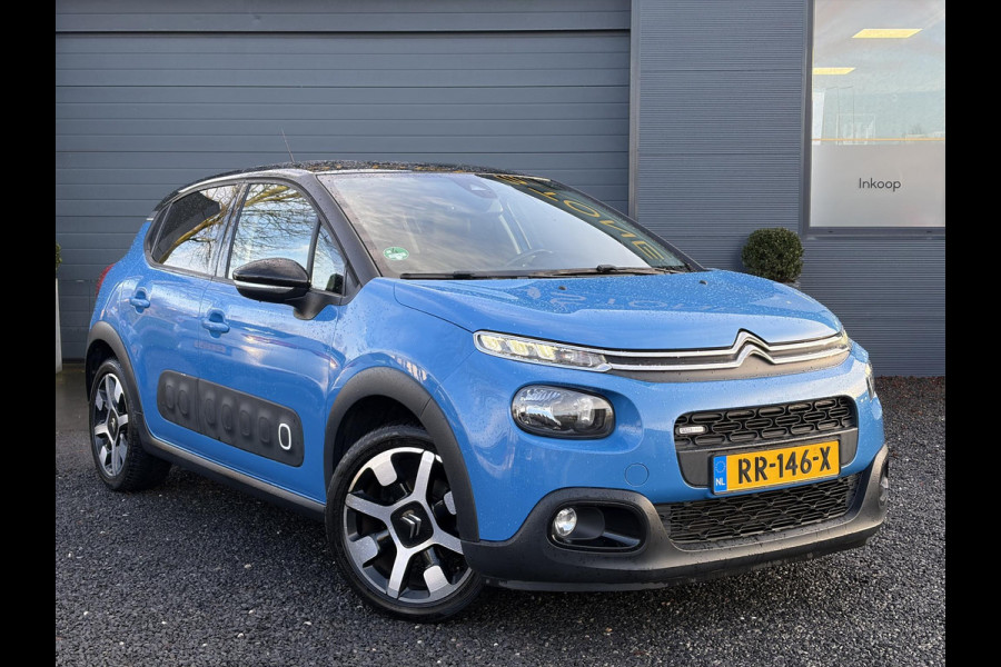 Citroën C3 1.2 PureTech S&S Shine 1e Eigenaar,Navi,Camera,Afn.Trekhaak,Clima,Cruise,Rijstrooksensor,110pk,Lm velgen,N.A.P,Apk tot 01-2027
