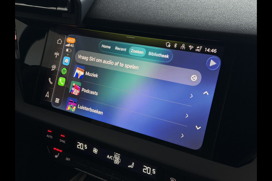 Audi A3 Sportback 40 TFSI E 204 PK PHEV SPORT MMI NAVI ELEK.KLEP CAMERA CARPLAY VIR.COCKPIT KEYLESS LED PHEV PLUG IN HYBRID