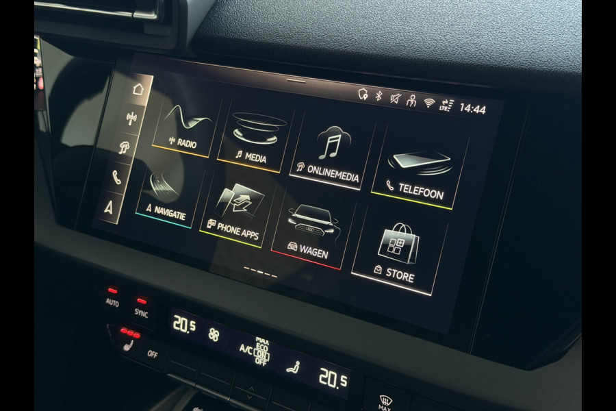 Audi A3 Sportback 40 TFSI E 204 PK PHEV SPORT MMI NAVI ELEK.KLEP CAMERA CARPLAY VIR.COCKPIT KEYLESS LED PHEV PLUG IN HYBRID