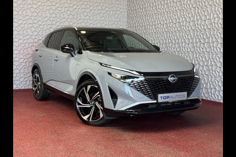 Nissan QASHQAI 1.3 MHEV 160PK TEKNA PLUS BOSE TWO TONE 20''LMV LEER ALCANTARA PANO MASSAGE BOSE STOEL/STUUR/RUIT VERW MATRIX.LED ELEK.KLEP HEAD 03/2026 ✅Top Auto's Wijchen , 30 Jaar Specialist in Nissan  : Alle Type's : Tekna / Plus / N-Design / N-Connecta / Limited Edition / Premium / Executive /  , Zowel PHEV / HEV / MHEV / TURBO / HYBRID
