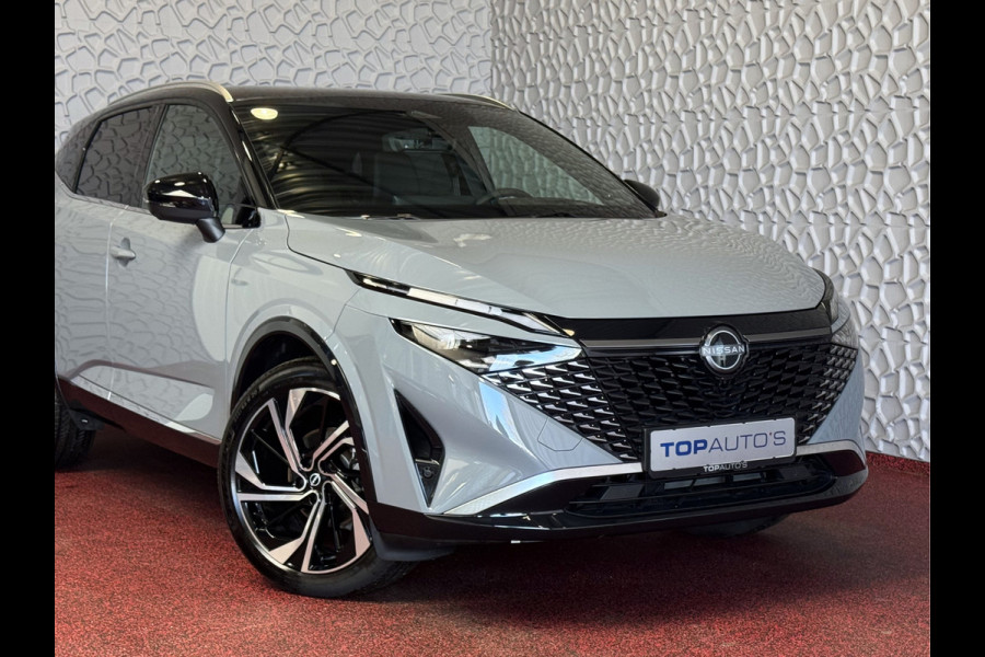 Nissan QASHQAI 1.3 MHEV 160PK TEKNA PLUS BOSE TWO TONE 20''LMV LEER ALCANTARA PANO MASSAGE BOSE STOEL/STUUR/RUIT VERW MATRIX.LED ELEK.KLEP HEAD 03/2026 ✅Top Auto's Wijchen , 30 Jaar Specialist in Nissan  : Alle Type's : Tekna / Plus / N-Design / N-Connecta / Limited Edition / Premium / Executive /  , Zowel PHEV / HEV / MHEV / TURBO / HYBRID