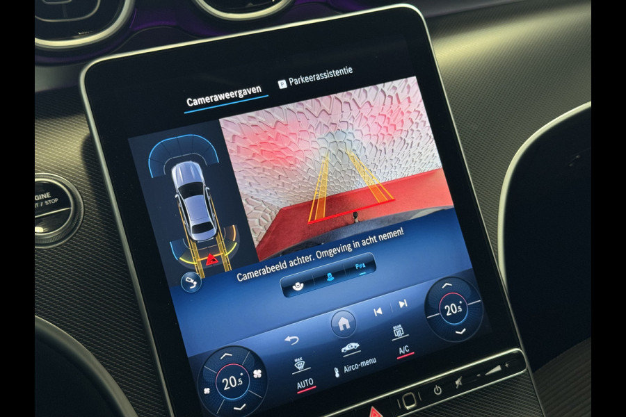 Mercedes-Benz C-Klasse 300e 313PK PHEV 12/2024 AVANTGARDE TREKHAAK HALF LEER CAMERA ELEK/STOEL/VERWARMD 12/2024 PHEV PLUG IN HYBRIDE phev