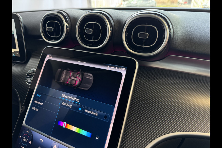 Mercedes-Benz C-Klasse 300e 313PK PHEV 12/2024 AVANTGARDE TREKHAAK HALF LEER CAMERA ELEK/STOEL/VERWARMD 12/2024 PHEV PLUG IN HYBRIDE phev