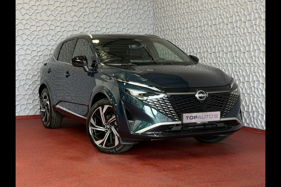 Nissan QASHQAI 1.3 MHEV 160PK 4 CILINDER TEKNA PLUS BOSE 20''LMV LEER ALCANTARA PANO MASSAGE BOSE STOEL/STUUR/RUIT VERW MATRIX.LED ELEK.KLEP HE 2026 ✅Top Auto's Wijchen , 30 Jaar Specialist in Nissan  : Alle Type's : Tekna / Plus / N-Design / N-Connecta / Limited Edition / Premium / Executive /  , Zowel PHEV / HEV / MHEV / TURBO / HYBRID