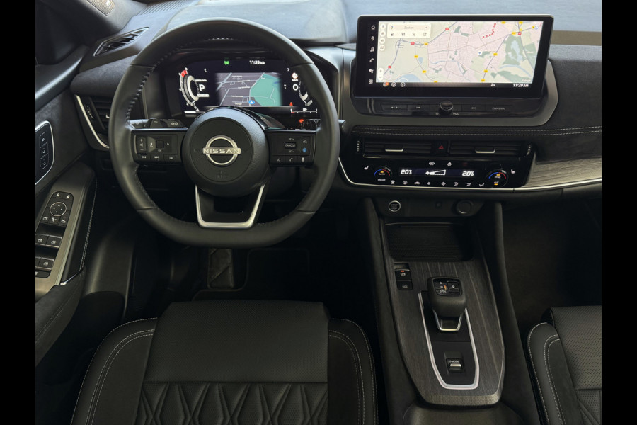 Nissan QASHQAI 1.3 MHEV 160PK 1800KG TREKGEWICHT TEKNA PLUS BOSE 20''LMV LEER ALCANTARA PANO MASSAGE BOSE STOEL/STUUR/RUIT VERW MATRIX.LED ELEK 03/2026 K ✅Top Auto's Wijchen , 30 Jaar Specialist in Nissan  : Alle Type's : Tekna / Plus / N-Design / N-Connecta / Limited Edition / Premium / Executive /  , Zowel PHEV / HEV / MHEV / TURBO / HYBRID