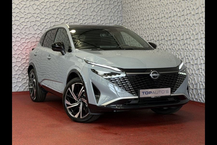 Nissan QASHQAI 1.3 MHEV 160PK 1800KG TREKGEWICHT TEKNA PLUS BOSE 20''LMV LEER ALCANTARA PANO MASSAGE BOSE STOEL/STUUR/RUIT VERW MATRIX.LED ELEK 03/2026 K ✅Top Auto's Wijchen , 30 Jaar Specialist in Nissan  : Alle Type's : Tekna / Plus / N-Design / N-Connecta / Limited Edition / Premium / Executive /  , Zowel PHEV / HEV / MHEV / TURBO / HYBRID