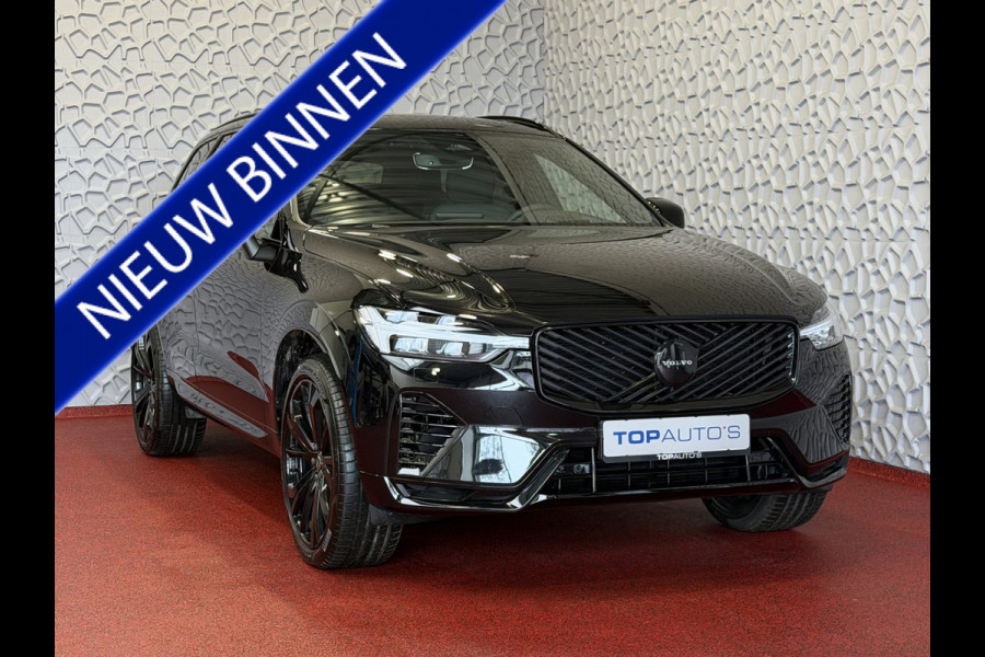 Volvo XC60 2.0 T6 AWD PLUS BLACK EDITION NIEUWSTE MODEL SCHUIFDAK HARMAN KARDON LEER PHEV Plug in Hybrid ✅ Top Auto's Wijchen ,  Altijd een Ruim aanbod van Volvo's i  BUSINESS / CORE / BRIGHT / DARK / ULTRA DARK / PLUS DARK / BLACK EDITION  / ESSENTIAL / T6 / T8 ✅