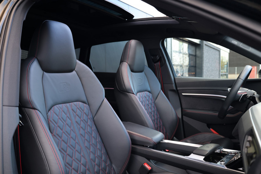 Audi Q8 e-tron S quattro SQ8 115 kWh | BTW | NAP | PANO | B&O | 360 | RS ZETELS | MATRIX | LUCHTVERING | MEMORY | KEYLESS |