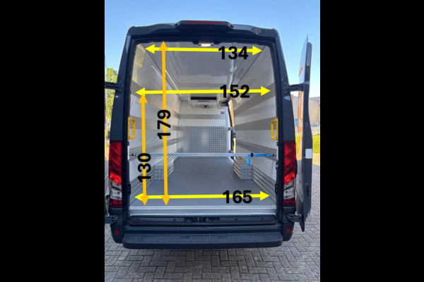 Iveco Daily 35S18HA L4H2 16M3 180PK KOELWAGEN KOELER KOEL KüHLWAGEN KüHLKOFFER FRIGO (ZIE OPMERKINGEN) NAVIGATIE ADAPTIVE CRUISE CONTROL LED  AIRCO ECC GEVEERDE BESTUURDERSSTOEL 270 GRADEN ACHTERDEUREN