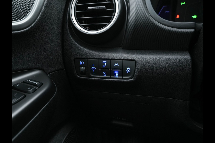 Hyundai Kona EV Fashion 64 kWh (3-Fase) {SOH-100%} (INCL-BTW)  Aut * HEATPUMP | NAVI-FULLMAP | LEATHER-FABRIC | KEYLESS | CAMERA | DAB | ECC | PDC | ADAPTIVE-CRUISE | LANE-ASSIST | HEATED SEATS | PRIVACY-GLASS | HEAD-UP | SHIFT-PADDLES | 17"A