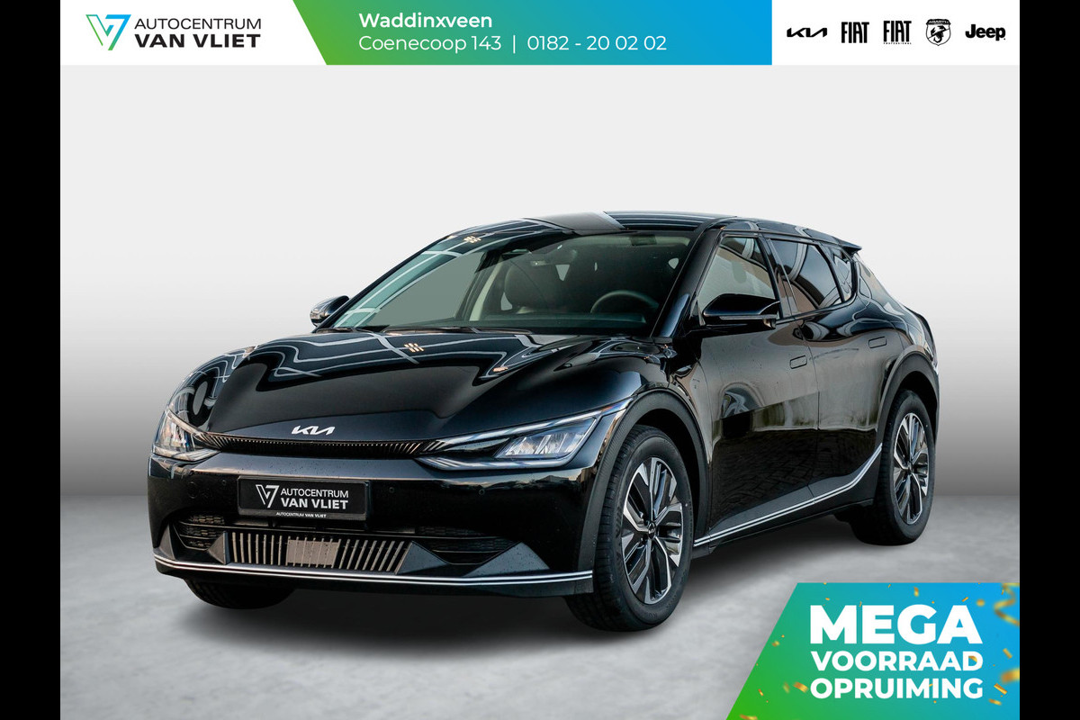 Kia Ev6 Light Edition 58 kWh | 17% Bijtelling | Uit voorraad leverbaar | Navigatie | Camera | Snel rijden | Stoel & Stuur verwarming