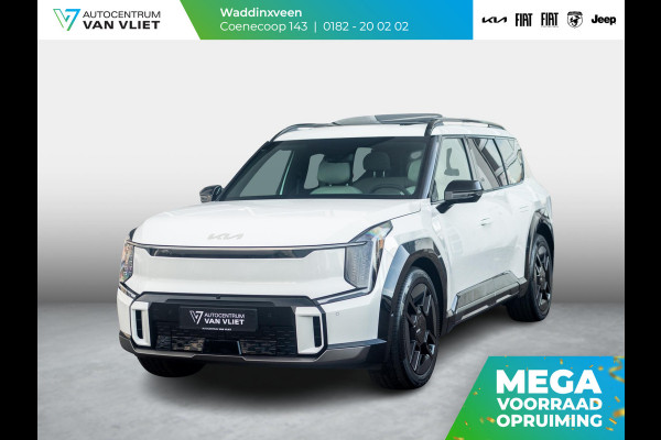 Kia EV9 GT-Line AWD 99.8 kWh | Levering uit voorraad | 7-Pers. | 21" | Head-Up | Stoel-/Stuurverwarming | Premium Audio | Schuif-/kanteldak | Adapt. Cruise | Navi