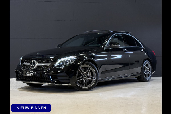 Mercedes-Benz C-Klasse 180 Business Solution AMG | Pano | 22.000km NAP | Leder | Sfeerverlichting | Apple Carplay