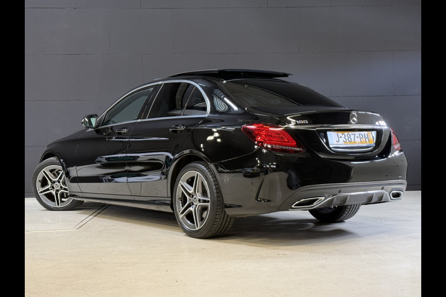 Mercedes-Benz C-Klasse 180 Business Solution AMG | Pano | 22.000km NAP | Leder | Sfeerverlichting | Apple Carplay