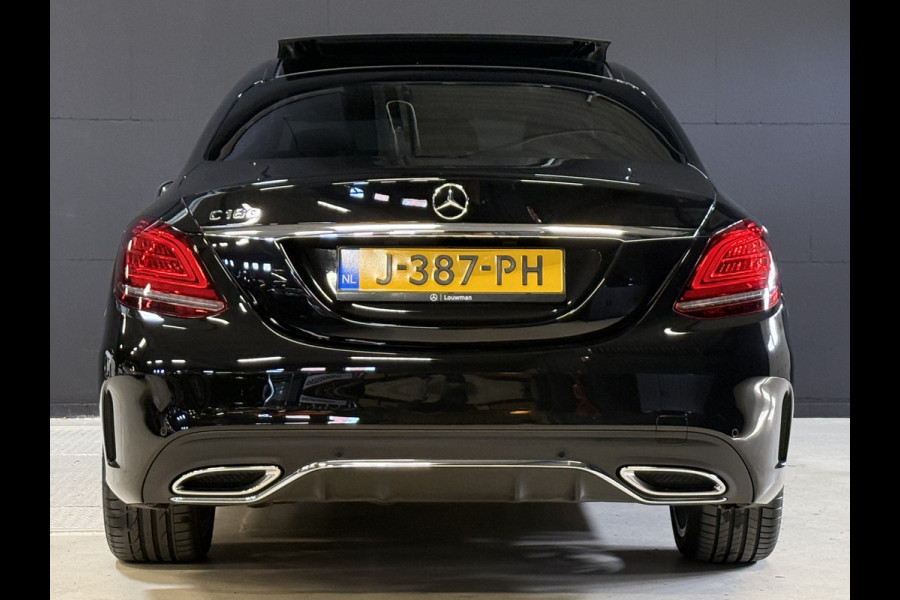 Mercedes-Benz C-Klasse 180 Business Solution AMG | Pano | 22.000km NAP | Leder | Sfeerverlichting | Apple Carplay