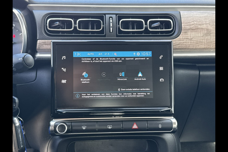 Citroën C3 1.2 PureTech C-Series 110pk Cruise Clima Carplay Navigatie Verwarmde stoelen