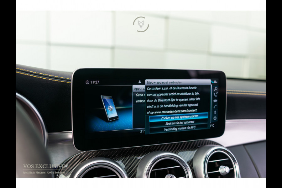 Mercedes-Benz C-Klasse AMG 63 S Coupé Ceramic|Matte lak|Aerodynamica|Full Carbon|Performance stoelen|Burmester|BTW