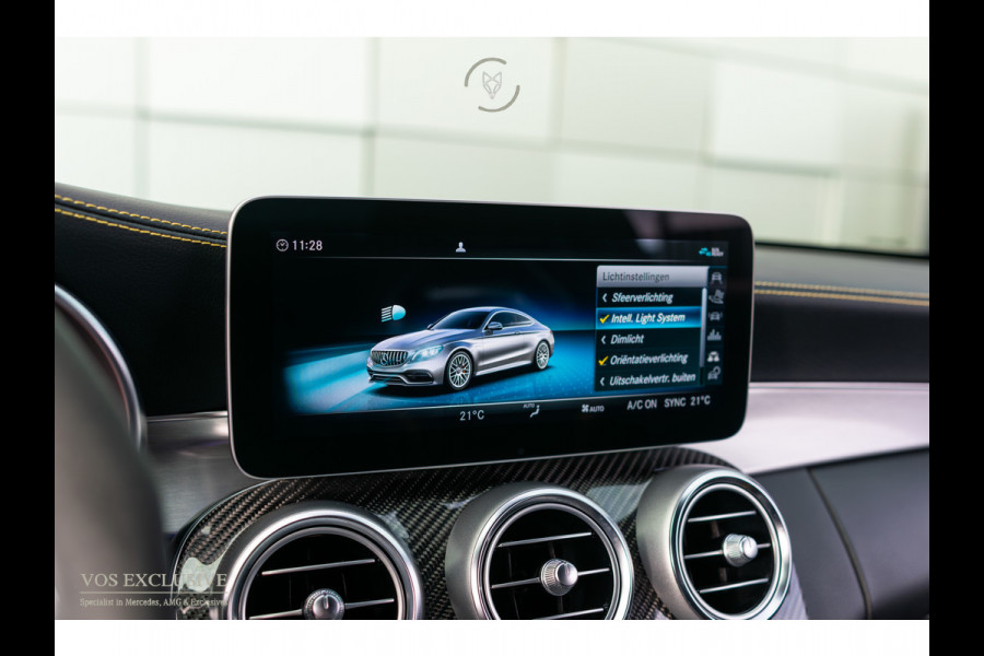 Mercedes-Benz C-Klasse AMG 63 S Coupé Ceramic|Matte lak|Aerodynamica|Full Carbon|Performance stoelen|Burmester|BTW