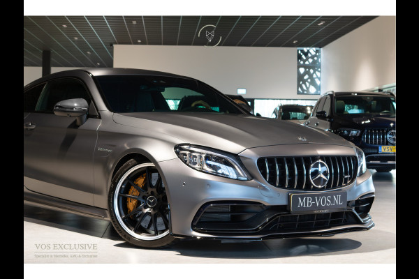 Mercedes-Benz C-Klasse AMG 63 S Coupé Ceramic|Matte lak|Aerodynamica|Full Carbon|Performance stoelen|Burmester|BTW