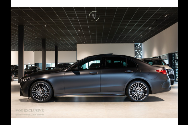 Mercedes-Benz C-Klasse 300 e AMG Magno|Nappa|Night|Rij-assistentie Plus|Keyless-Go|Stoelkoeling|Pano|360°|Burmester|19''