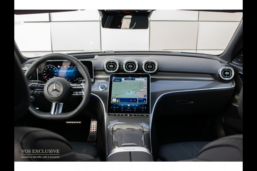 Mercedes-Benz C-Klasse 300 e AMG Magno|Nappa|Night|Rij-assistentie Plus|Keyless-Go|Stoelkoeling|Pano|360°|Burmester|19''