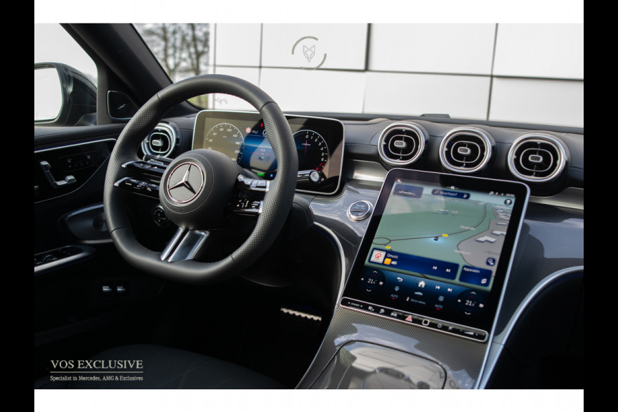 Mercedes-Benz C-Klasse 300 e AMG Magno|Nappa|Night|Rij-assistentie Plus|Keyless-Go|Stoelkoeling|Pano|360°|Burmester|19''