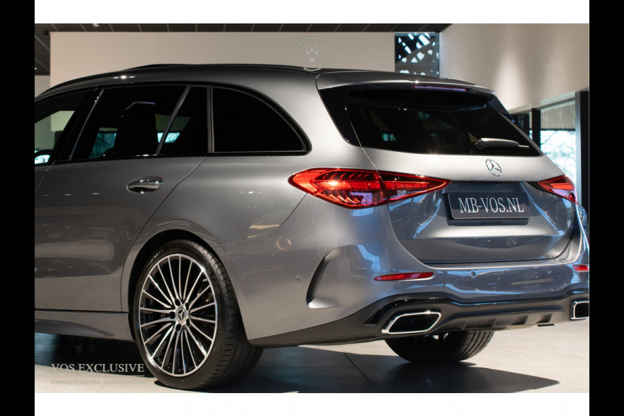 Mercedes-Benz C-Klasse Estate 300 AMG Night Massage|ACC|Keyless|Pano|360|Soundsysteem|LED|19"|New Service