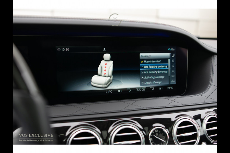 Mercedes-Benz S-Klasse 560 Lang 4-M AMG Exclusive|4*massage/koeling|20"|entertainment|standkachel|HUD|nachtzicht