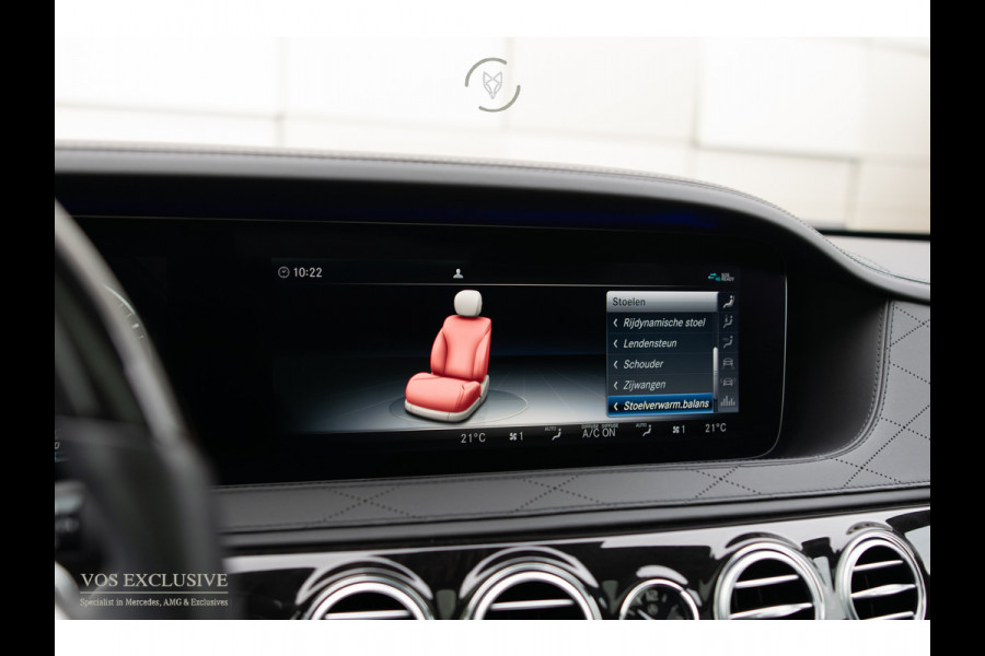 Mercedes-Benz S-Klasse 560 Lang 4-M AMG Exclusive|4*massage/koeling|20"|entertainment|standkachel|HUD|nachtzicht