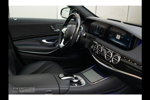 Mercedes-Benz S-Klasse 560 Lang 4-M AMG Exclusive|4*massage/koeling|20"|entertainment|standkachel|HUD|nachtzicht