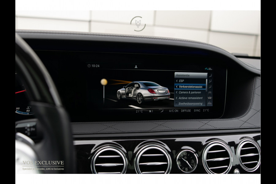 Mercedes-Benz S-Klasse 560 Lang 4-M AMG Exclusive|4*massage/koeling|20"|entertainment|standkachel|HUD|nachtzicht