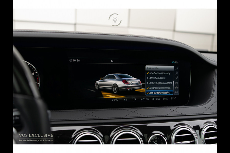 Mercedes-Benz S-Klasse 560 Lang 4-M AMG Exclusive|4*massage/koeling|20"|entertainment|standkachel|HUD|nachtzicht