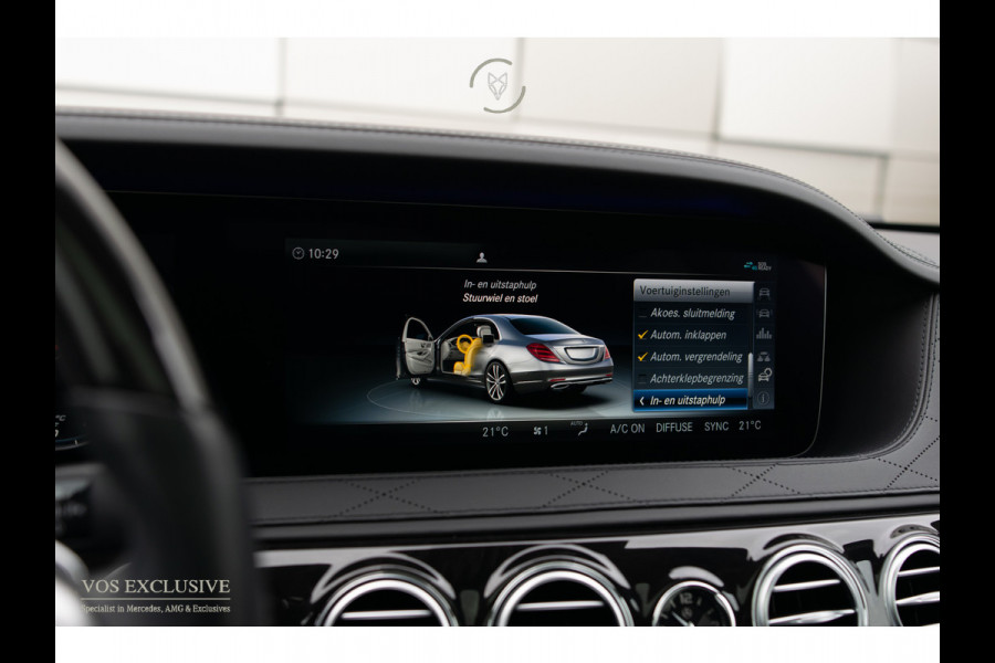 Mercedes-Benz S-Klasse 560 Lang 4-M AMG Exclusive|4*massage/koeling|20"|entertainment|standkachel|HUD|nachtzicht