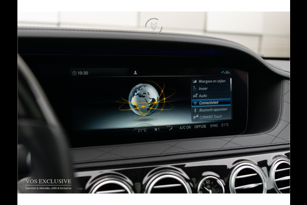 Mercedes-Benz S-Klasse 560 Lang 4-M AMG Exclusive|4*massage/koeling|20"|entertainment|standkachel|HUD|nachtzicht