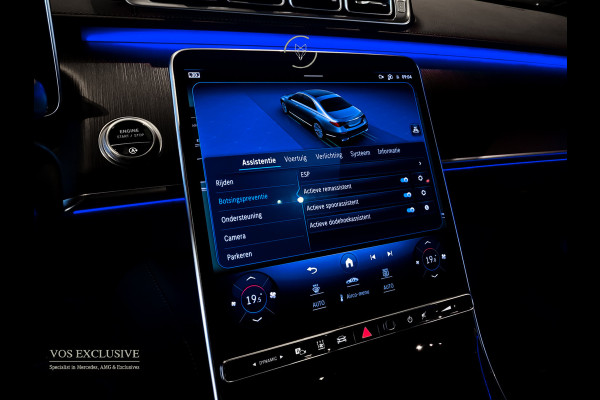 Mercedes-Benz S-Klasse 400d 4-M AMG Achterassturing|Ruitleder|Burmester|Rij-assistentie|Keyless|Night|21" Aut9
