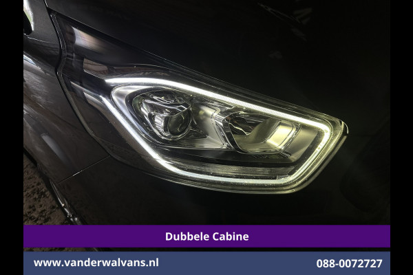 Ford Transit Custom 2.0 TDCI 170pk L2H1 Dubbele Cabine Euro6 Airco | 5-Zits | Camera | LED | Cruisecontrol | 2800kg Trekhaak Stoelverwarming, Verwarmde voorruit, Parkeersensoren