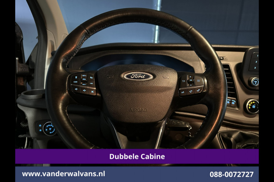 Ford Transit Custom 2.0 TDCI 170pk L2H1 Dubbele Cabine Euro6 Airco | 5-Zits | Camera | LED | Cruisecontrol | 2800kg Trekhaak Stoelverwarming, Verwarmde voorruit, Parkeersensoren