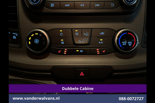 Ford Transit Custom 2.0 TDCI 170pk L2H1 Dubbele Cabine Euro6 Airco | 5-Zits | Camera | LED | Cruisecontrol | 2800kg Trekhaak Stoelverwarming, Verwarmde voorruit, Parkeersensoren